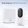 D009 Solar Smart White Wireless Doorbell – 52 Melodies, Solar Powered, Waterproof – SIB Egypt - Image 2