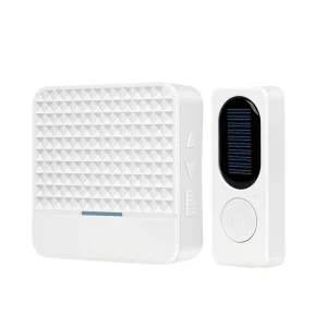 D009 Solar Smart White Wireless Doorbell